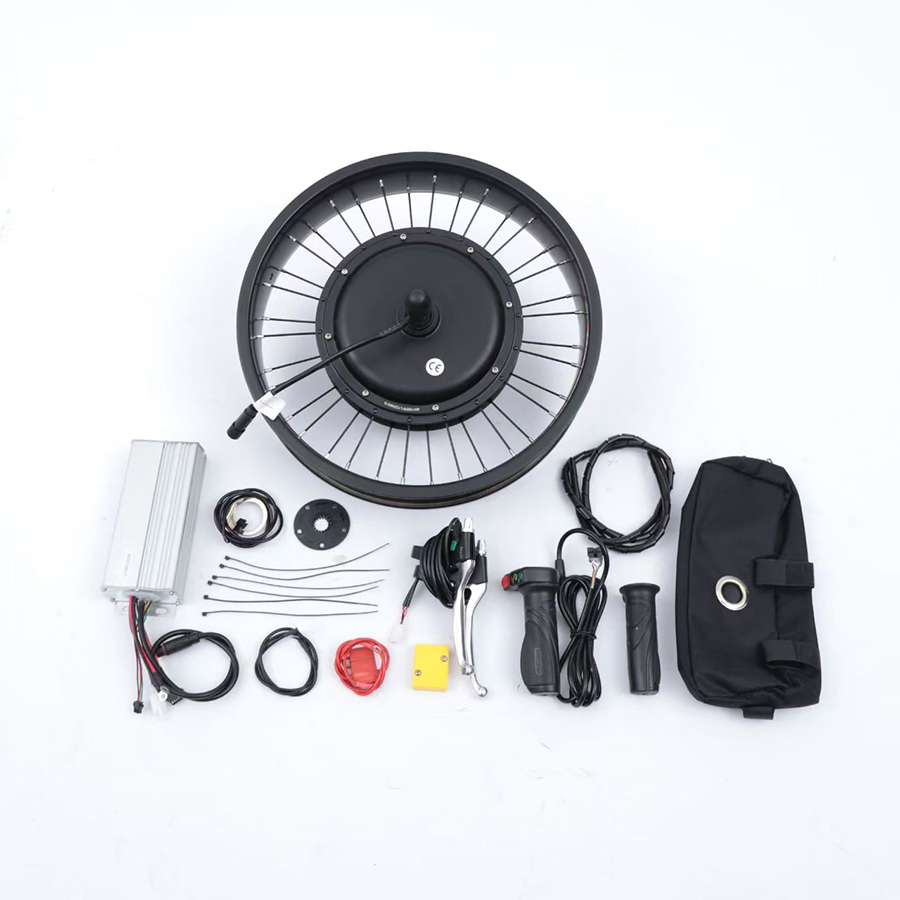 Ebike Conversion Kit 72V 3000W - طقم تحويل دراجة كهربائية بمحرك خلفي