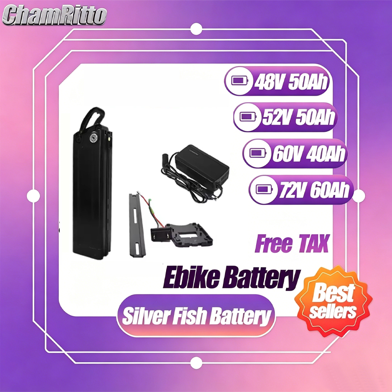 Electric Bicycle Battery 72V 30Ah - دراجة كهربائية 48 فولت، بطارية سيلفر