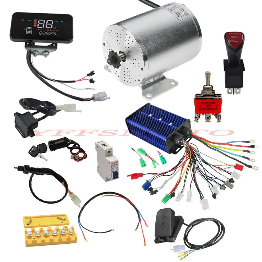 Ebike Conversion Kit 72V 3000W - محرك بدون فرشاة 72 فولت 3000