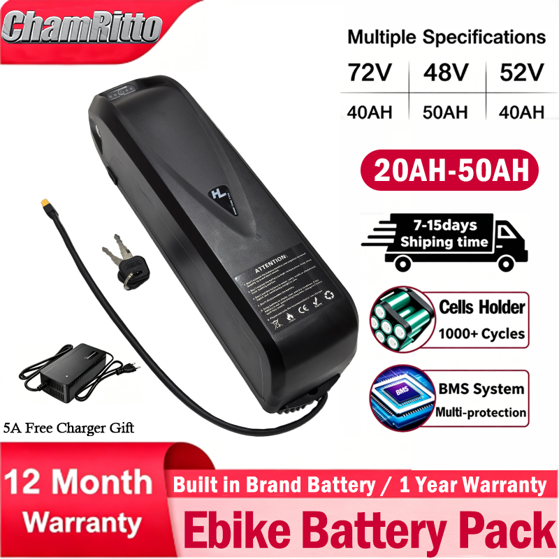 Ebike Battery 48V 20Ah Hailong - بطارية دراجة كهربائية 72V60V 48V 20AH