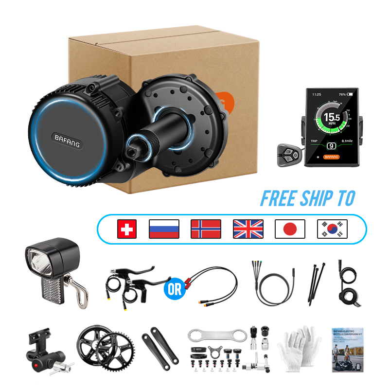 Bafang Bbs02B 48V 750W Mid Drive Kit - Bafang UART منتصف محرك المحرك 750