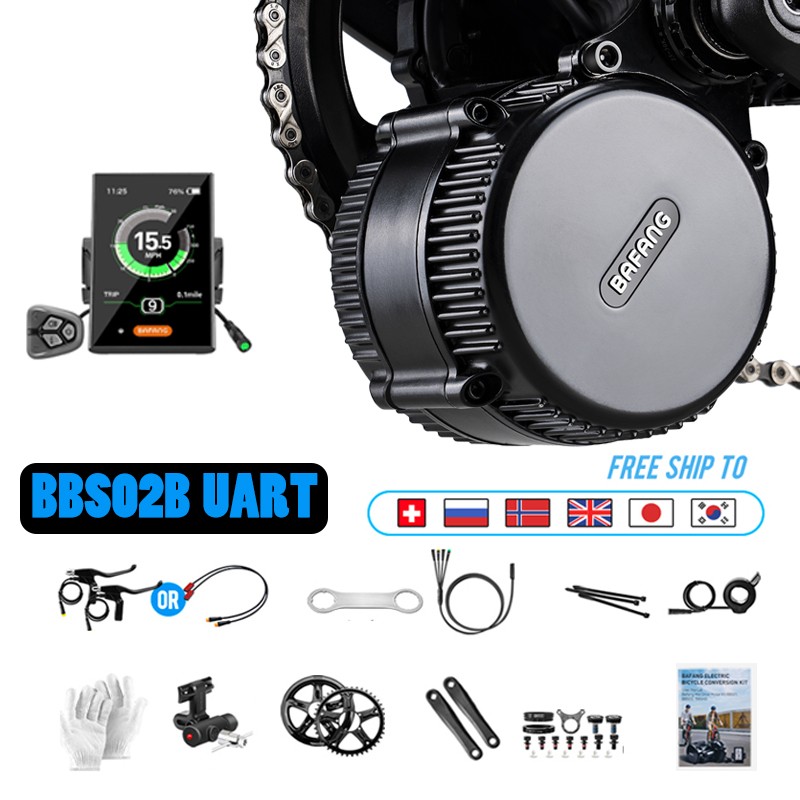 Bafang Bbs02B 48V 750W Mid Drive Kit - محرك دراجة كهربائية بافانج ، محرك