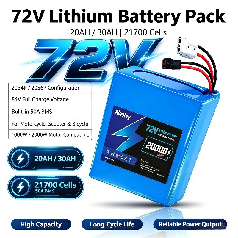 Electric Bicycle Battery 72V 30Ah - بطارية ليثيوم 72 فولت 20S4P 20
