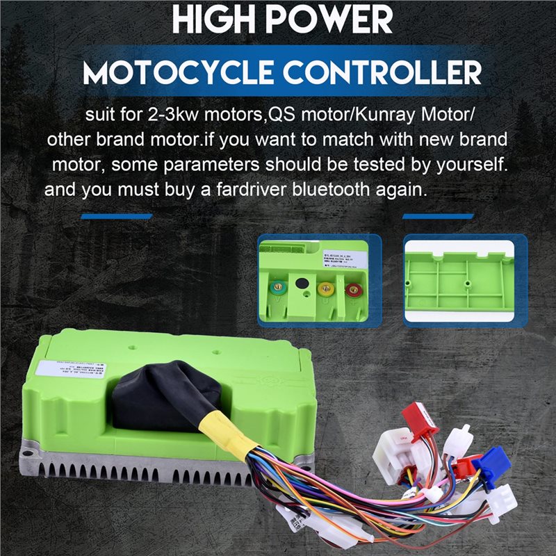 Sine Wave Controller 48V 72V 80A - وحدة تحكم موجة جيبية Fardriver 48V-72V