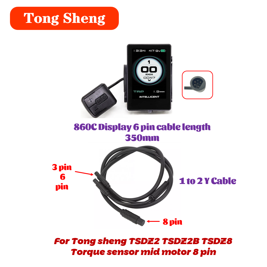 Tongsheng TSDZ2 TSDZ2B خنق 1 إ - مراجعة Tongsheng Tsdz2B Mid Drive Motor وسعره
