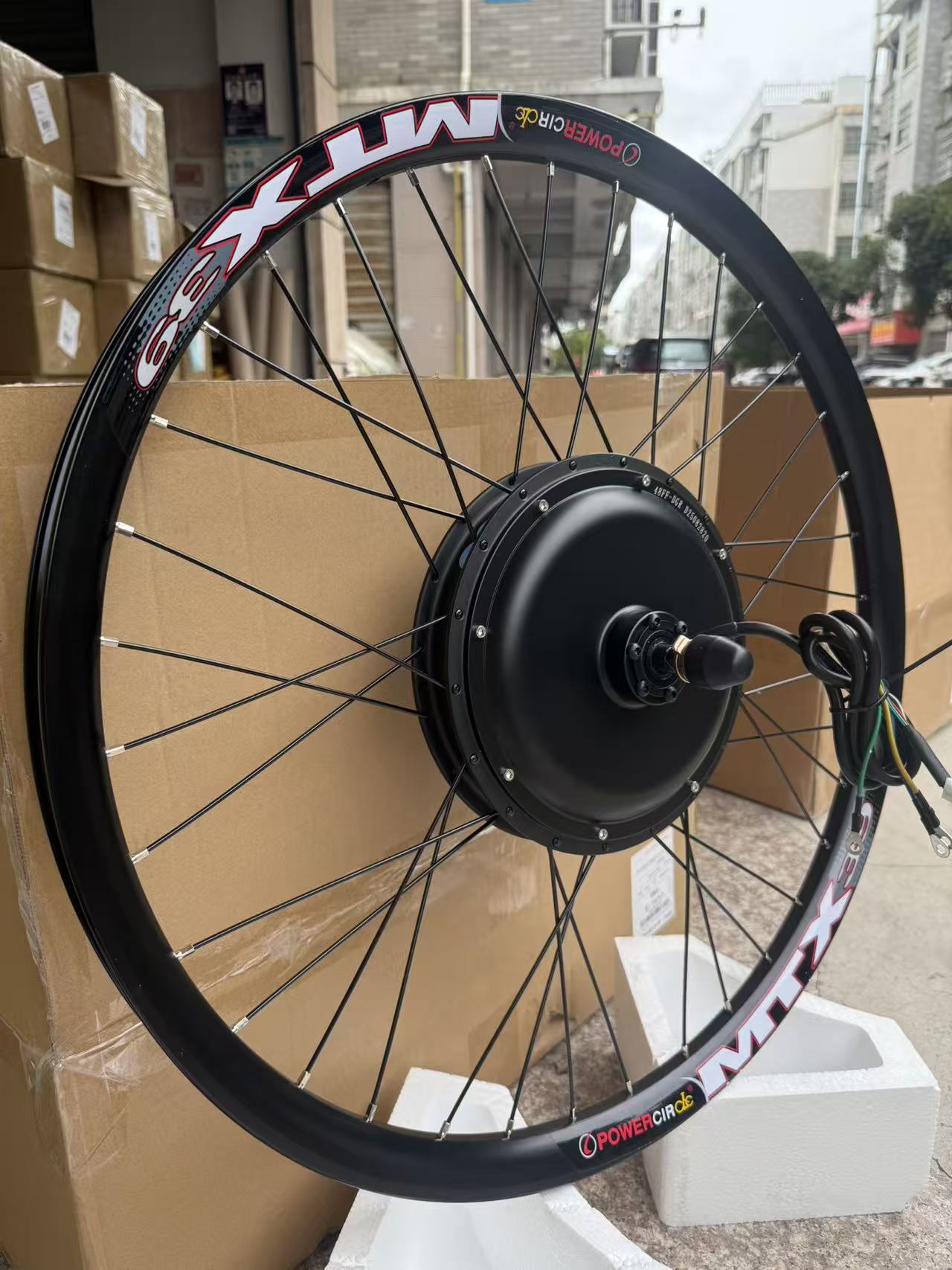 طقم تحويل الدراجة الكهربائية ا - مراجعة 72V 5000W Hub Motor Kit وسعره