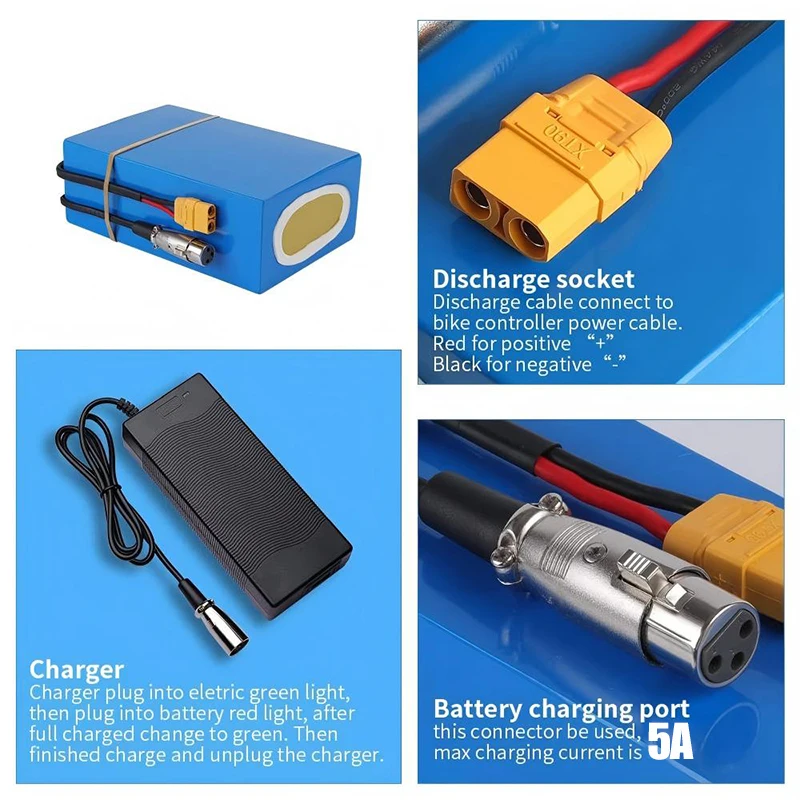 بطارية دراجة كهربائية 72 فولت  - مراجعة Electric Bicycle Battery 72V 30Ah وسعره