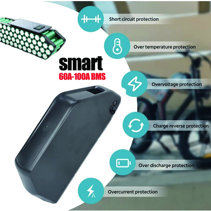 بطارية دراجة كهربائية من نوع P - مراجعة Electric Bicycle Battery 72V 30Ah وسعره