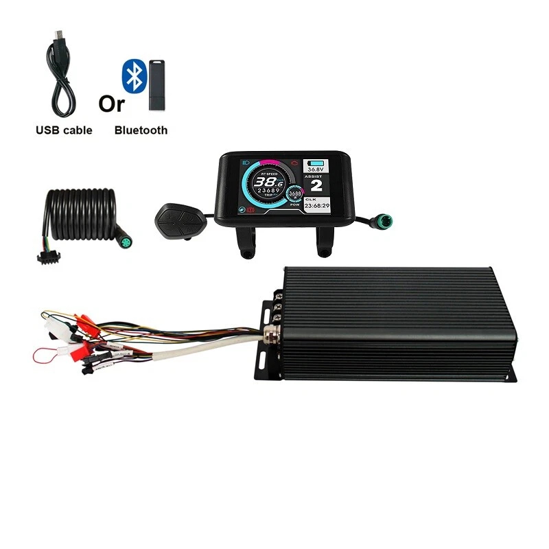 عجلة خلفية للدراجة الكهربائية  - مراجعة 72V 5000W Hub Motor Kit وسعره