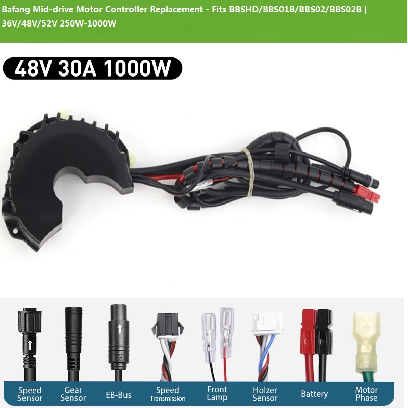 وحدة تحكم محرك بافانغ المركزية - مراجعة Mid Drive Motor Kit 52V 1000W وسعره