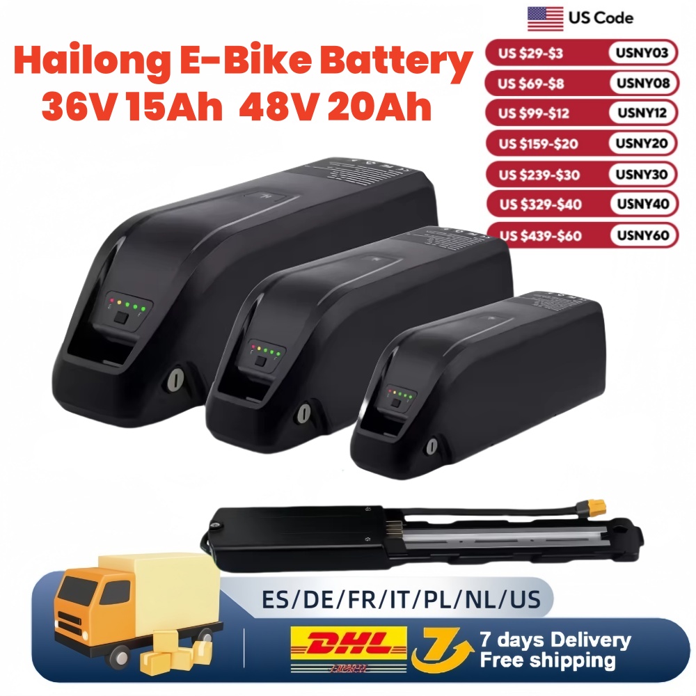 بطارية Hailong Ebike 36 فولت 4 - مراجعة Ebike Battery 48V 20Ah Hailong وسعره