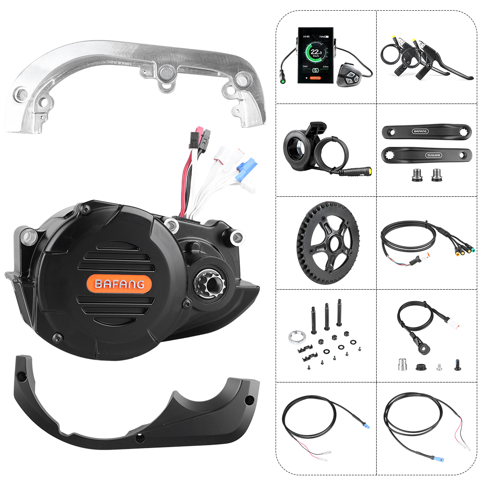 مجموعة تحويل دراجة كهربائية لل - مراجعة Mid Drive Motor Kit 52V 1000W وسعره
