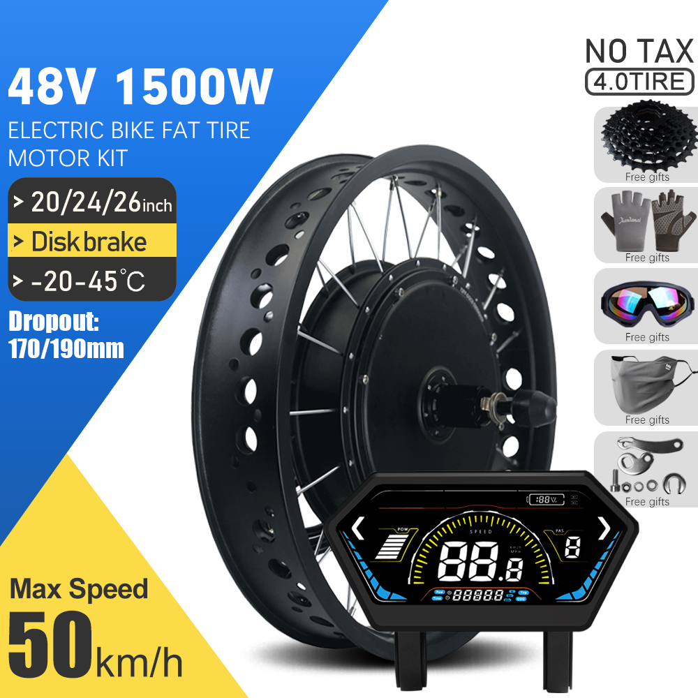 طقم دراجة كهربائية للثلج 48 فو - مراجعة 72V 5000W Hub Motor Kit وسعره