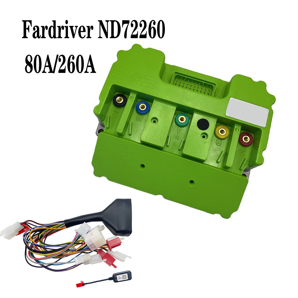 【هدية】وحدة تحكم محرك تيار مستم - مراجعة Sine Wave Controller 48V 72V 80A وسعره