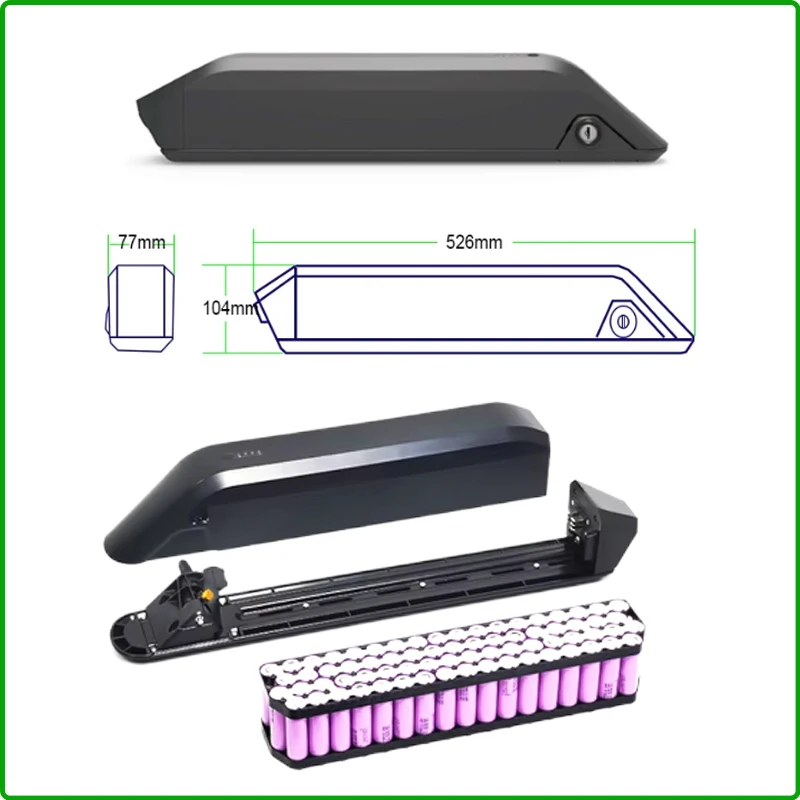 بطارية دراجة كهربائية أصلية 18 - مراجعة Ebike Battery 48V 20Ah Hailong وسعره