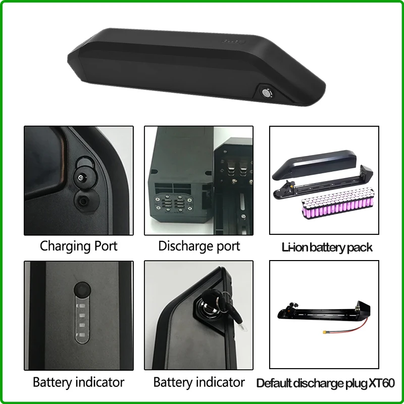 بطارية دراجة كهربائية أصلية 18 - مراجعة Ebike Battery 48V 20Ah Hailong وسعره