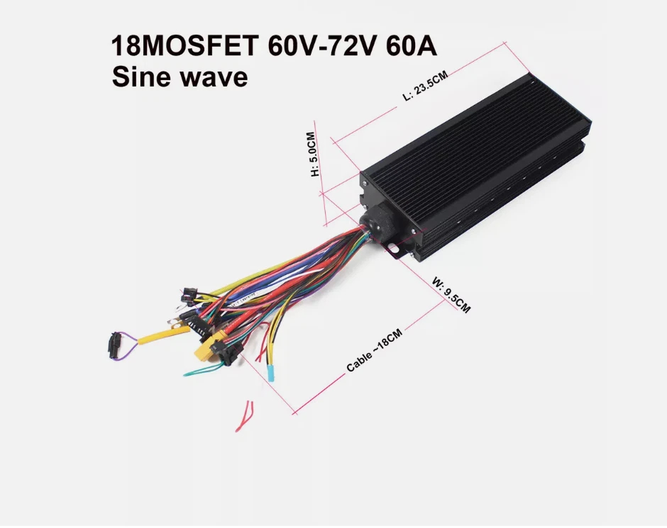 إطار MTX39 بجهد 48 فولت ~ 72 ف - مراجعة Ebike Conversion Kit 72V 3000W وسعره