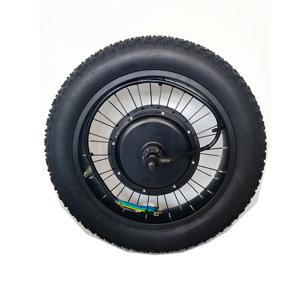 طقم محرك تحويل الدراجة الكهربا - مراجعة 72V 5000W Hub Motor Kit وسعره