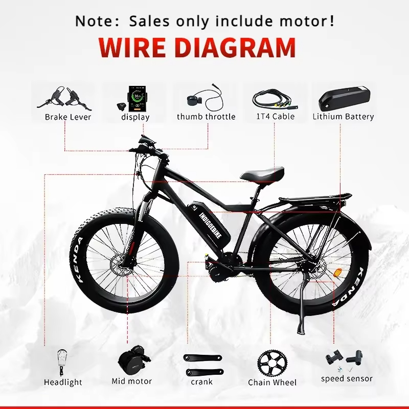 محرك BAFANG BBSHD بقوة 1000 وا - مراجعة Mid Drive Motor Kit 52V 1000W وسعره