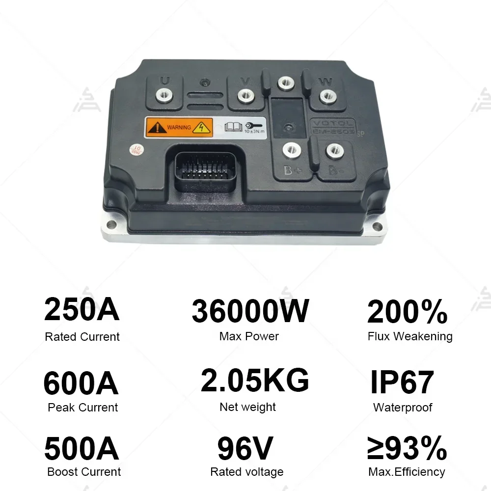 وحدة تحكم محرك BLDC عالية الطا - مراجعة Programmable Bldc Motor Controller 96V وسعره