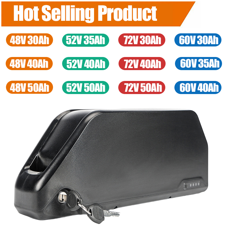 بطارية دراجة كهربائية 36V 48V  - مراجعة Electric Bicycle Battery 72V 30Ah وسعره