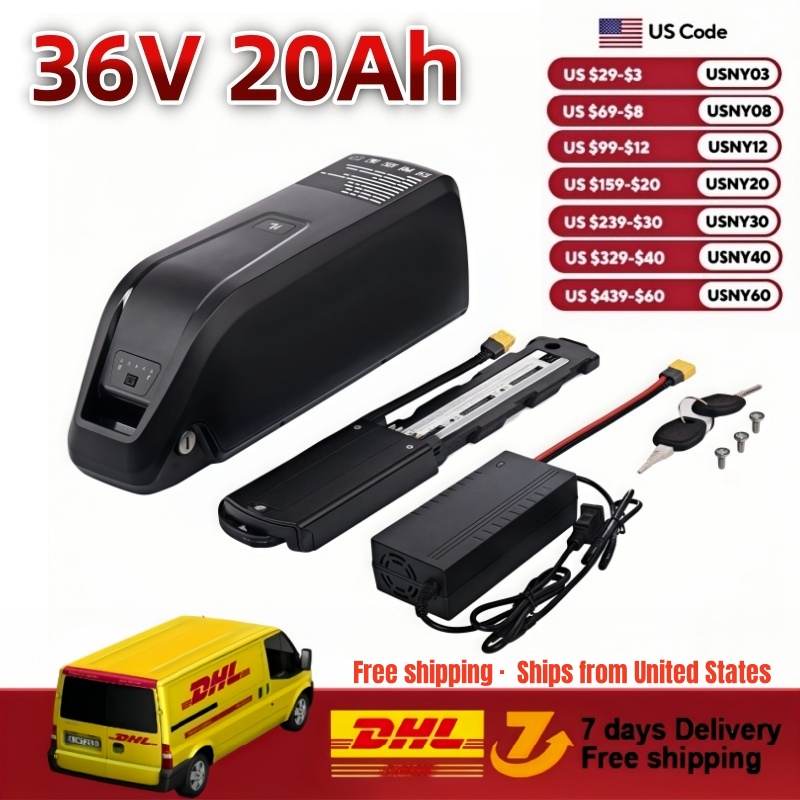 بطارية دراجة كهربائية هايلونج  - مراجعة Ebike Battery 48V 20Ah Hailong وسعره